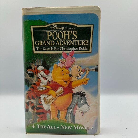 Disneys Poohs Grand Adventure The Search For Christopher Robin VHS 1997 Clamshel - Picture 1 of 3